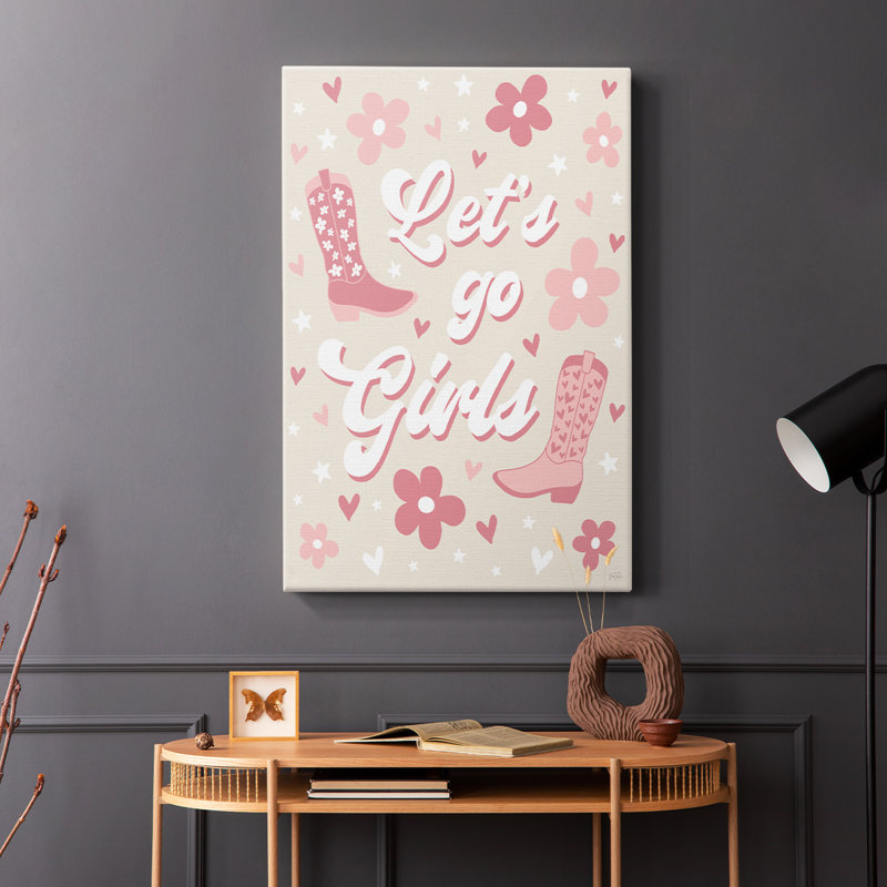 Allons-y, filles - galerie Cavas, H 48 po x l 32 po