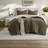 Cozy Bedding Sets, Polyester Full Queen Waffle Chenille, Modern Home