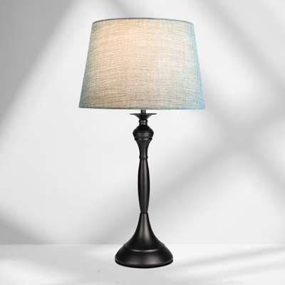 Antibes Candlestick Style Metal Table Lamp