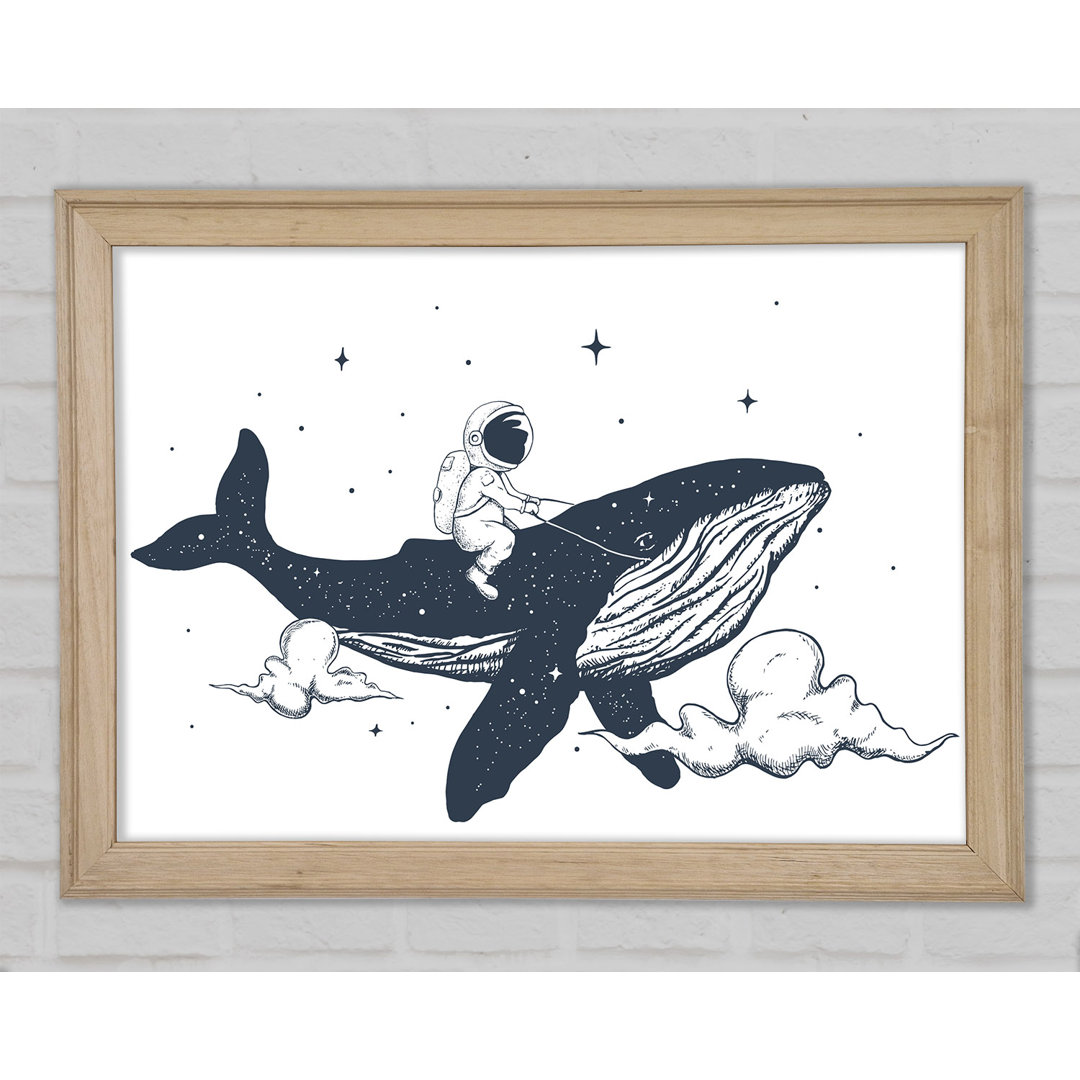 Astronaught On A Whale - Druck