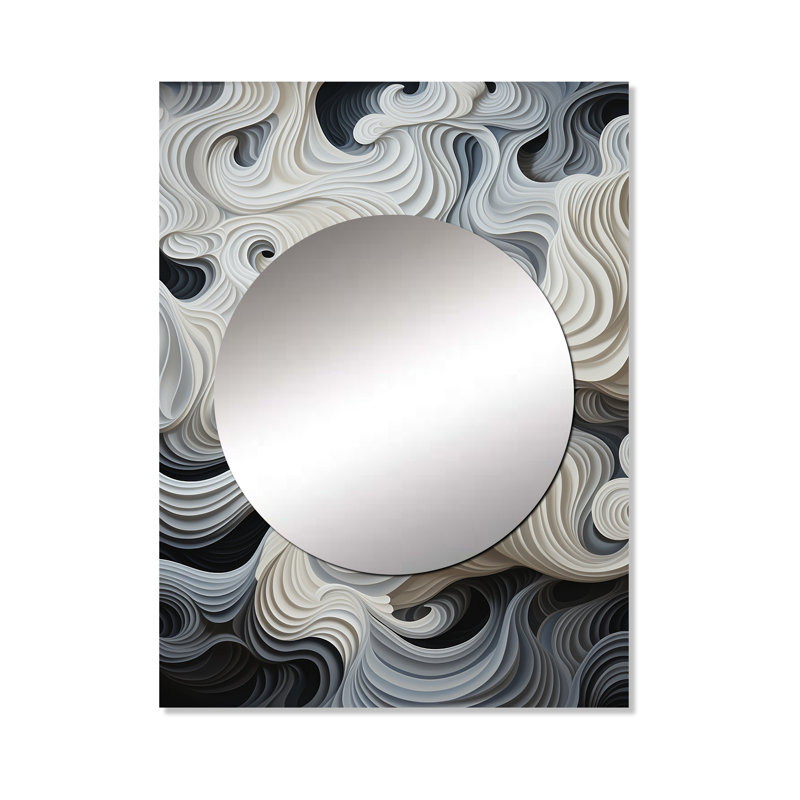 Miroir mural Mikiel, 40 po x 30 po