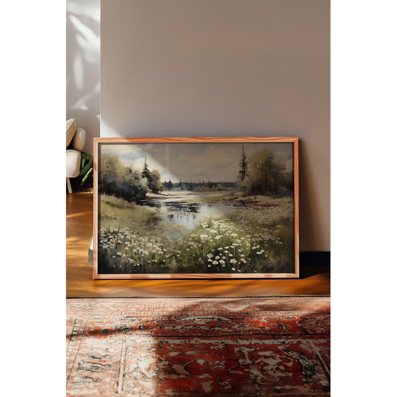 Peinture décorative encadrée