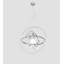 Geometric pendant lamp 1-light Dieter