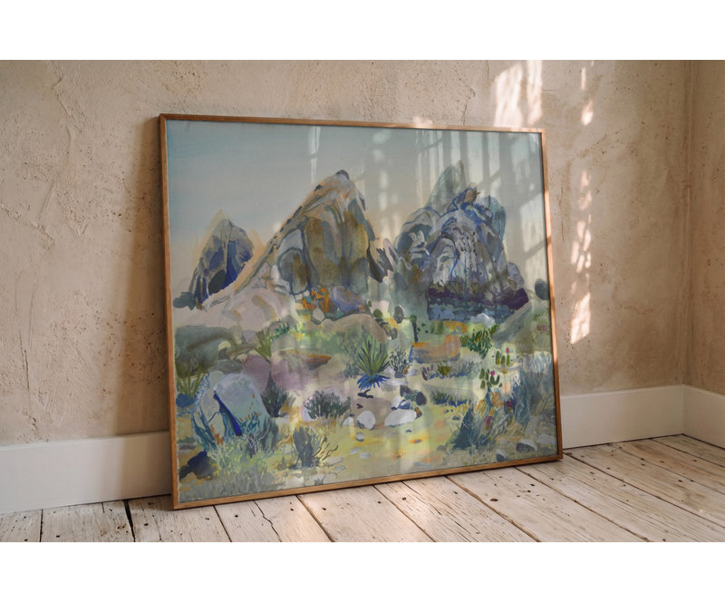 Southwest Desert Rocks Print by Other Artist, Size, Frame Color, Format