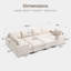 Canapé-lit modulaire en U avec espace de rangement Anureet-125402457-125402458-125402460