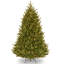 The Holiday Aisle® Natural Fraser Medium Fir Tree with Clear Lights-579344404