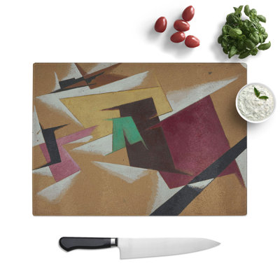 Composition Vol.13 by Lyubov Popova Chopping Board