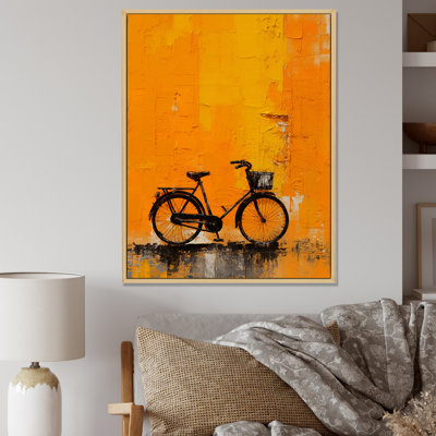 " Bicycle Orange Odyssey "