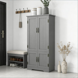 Armoire de maison de ferme, armoire de rangement d'appoint, armoire de cuisine autoportante, buffet