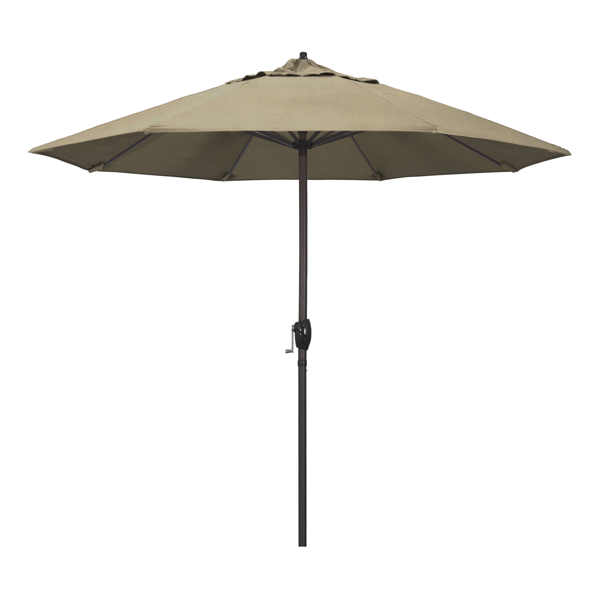 9' Market Sunbrella Umbrella, Canvas Heather Beige Sunbrella® Canvas