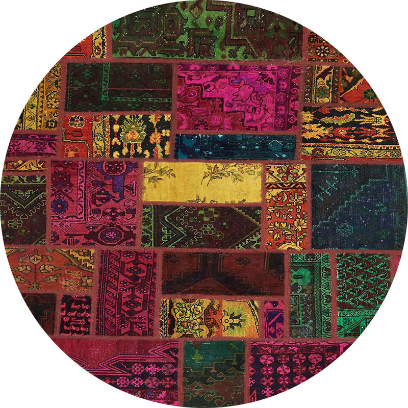 Tapis abstrait 5656, Rond 5 pi
