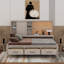 Lit de jour simple avec tablettes-1448681138
