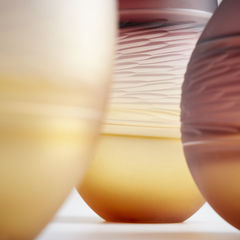 Leilani Glass Table Vase, 11.75" H x 9.75" W x 9.75" D