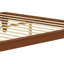 Base de lit plateforme en bois de bambou sec massif avec support en lattes de bois-1277171690