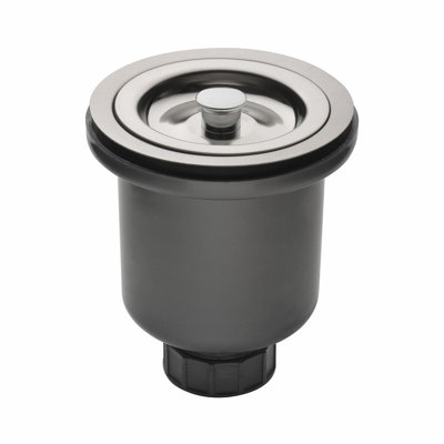 Lift and Turn Basket Strainer Kitchen Sink Drain