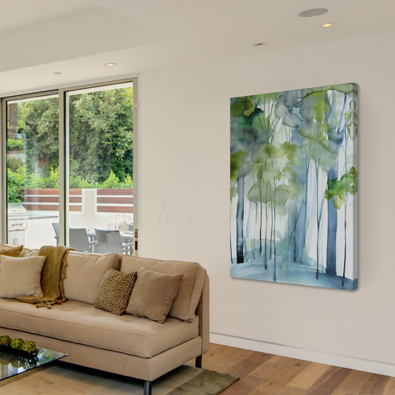 New Growth by Christine Lindstrom - Wrapped Canvas Painting, 152cm H x 101cm W x 3.81cm D