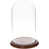 Base en placage de noyer
