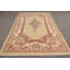 Grand tapis Oushak turc rétro beige pour décoration de bureau ou de salon - Tapis en laine