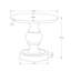 Table d'appoint, h 25 po, intérieur ou extérieur, chambre à coucher, bout, salon, table de chevet, ronde, table d'appoint, transitionnel-847609628