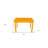 48" Goldenrod Solid Wood Dining Table-738727700