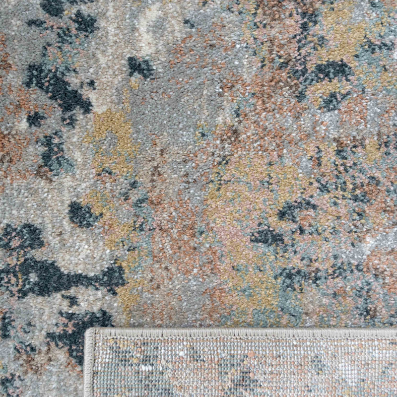 Spofford Abstract Area Rug, Rectangle 60 x 110cm