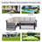 Naresa 5 - Person Patio Conversation Set with Cushions-790704039