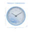 Horloge murale 12 po Teryn