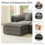 3 Seater Corduroy Sofa-2093860862
