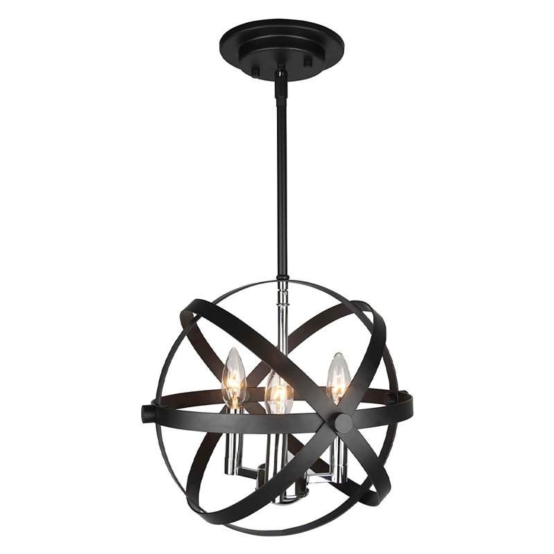 Luminaire suspendu sphère 3 lumières
