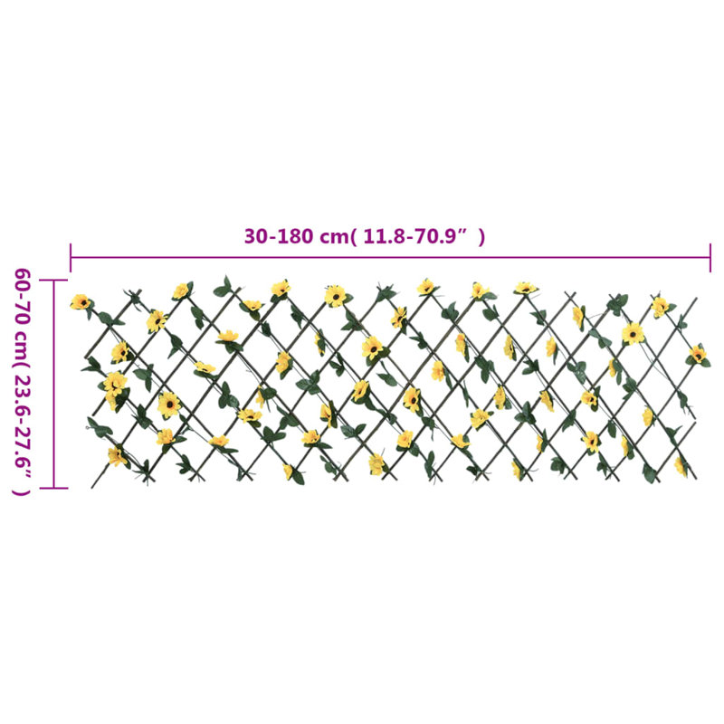 Charnae Lattice Panel, 30cm W x 70cm D