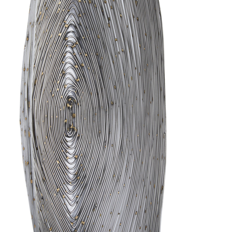 Applique murale contemporaine en acier inoxydable Daymont, Argent