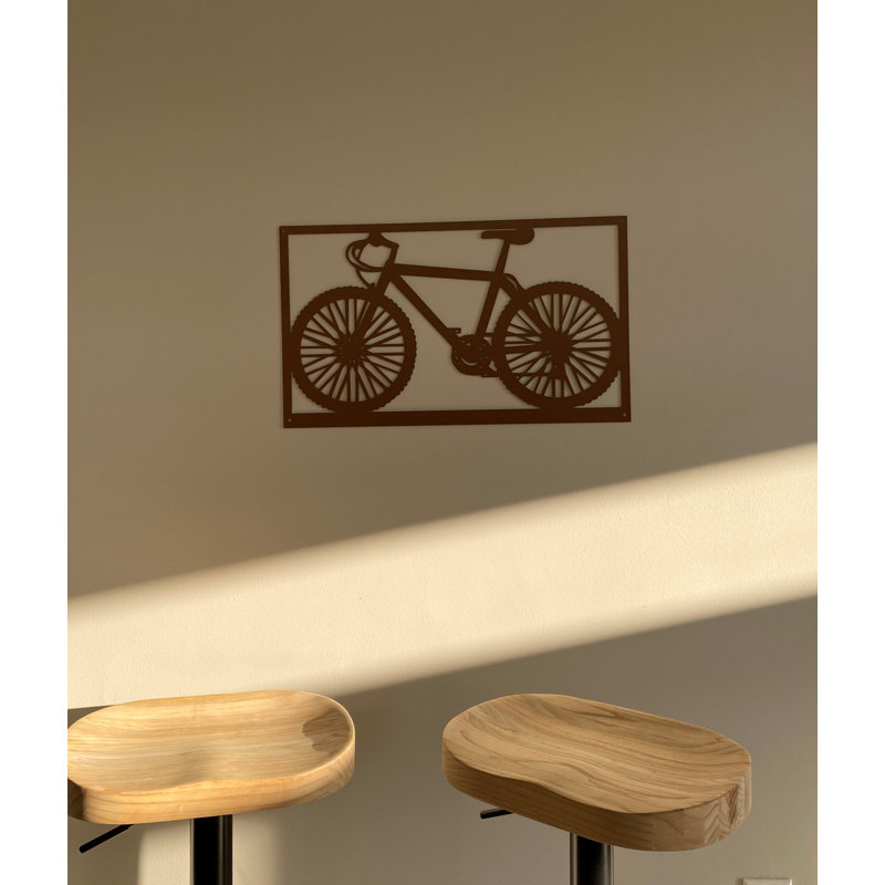 Décoration murale vélo découpé au laser