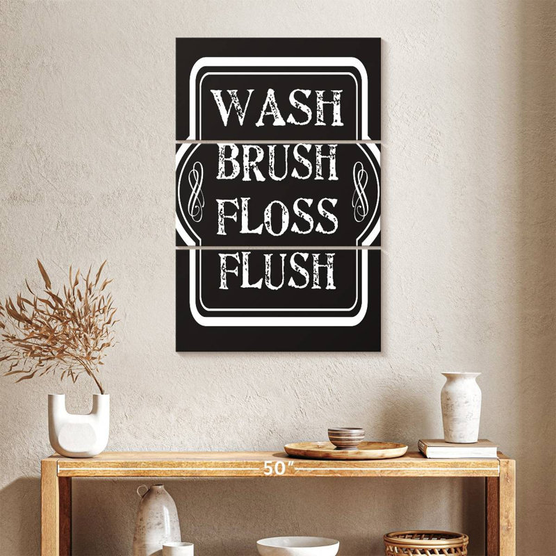 Tergel Wash Brush Floss Flush, 38" H x 24" W