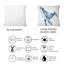 Coussin Blue Whale On White II - imprimé nautique et côtier-177764652