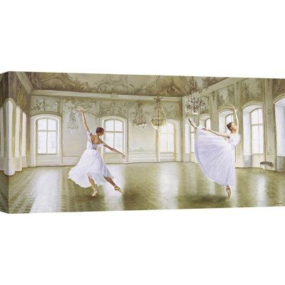 Le Grand Salon by Pierre Benson - Wrapped Canvas Print