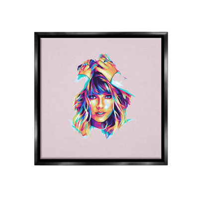 " Abstract Pop Star Floater Frame "