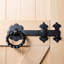 Hammer & Tongs - Rose Ring Gate Latch - W285mm - Black