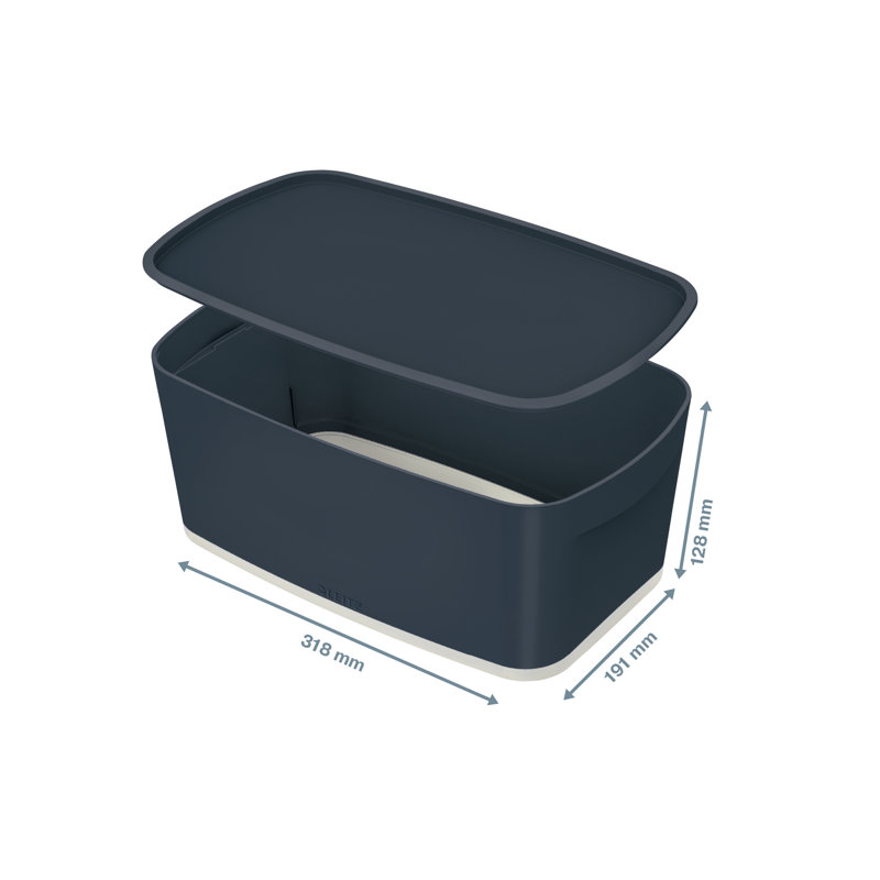 Cosy Polysterene Storage Bin, Grey