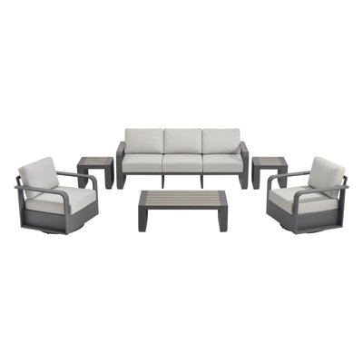 5- Person Patio Conversation Set With Cushions