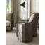 Cypress Point Everett Round Travertine End Table