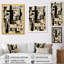 Lithographie urbaine et noire I, reproduction sur toile-1685782622-1685782612