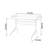 Simple Elegant Rectangular 47.83-inch Writing Desk