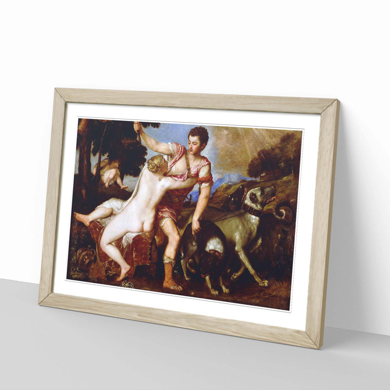 Titian - Single Picture Frame Painting, Oak