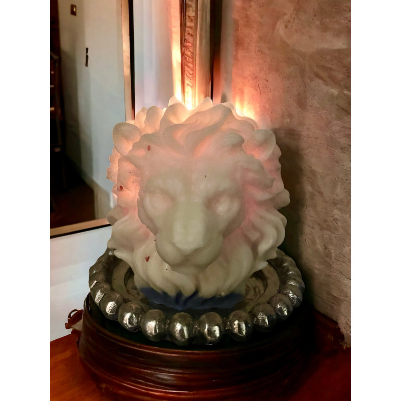  Bougie tête de lion Signature - 1 lb - Crème, Crème