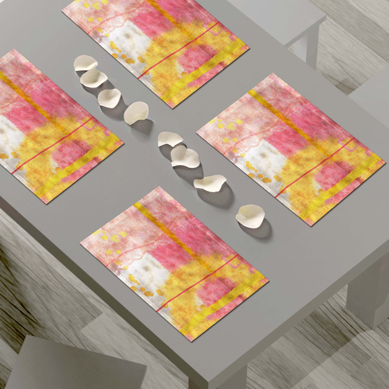Napperon abstrait en polyester