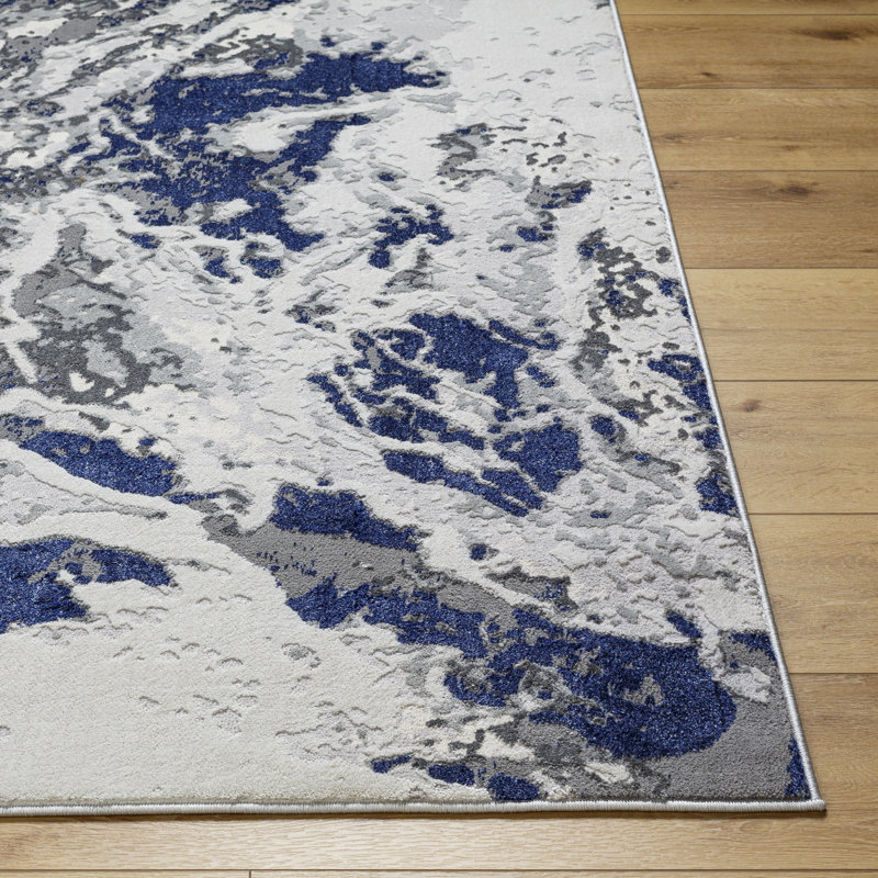Abstract Indoor Rug, Rectangle 7'10" x 10'