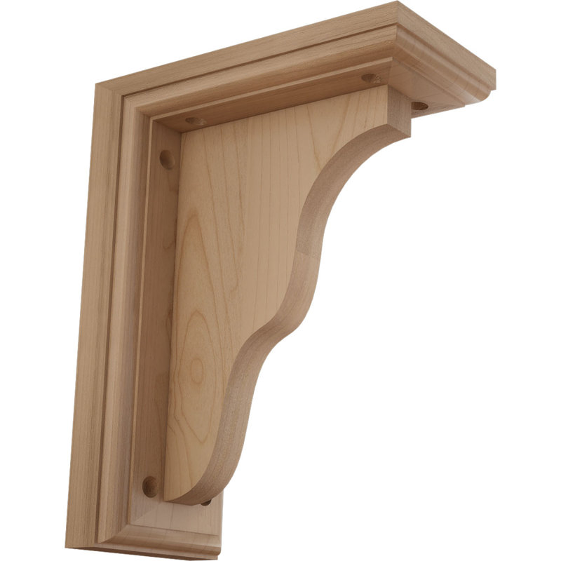 Support traditionnel Hamilton, Aulne, H 9 po x l 3,5 po x P 7 po