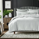 Perry Reversible Cotton Duvet Cover Set
