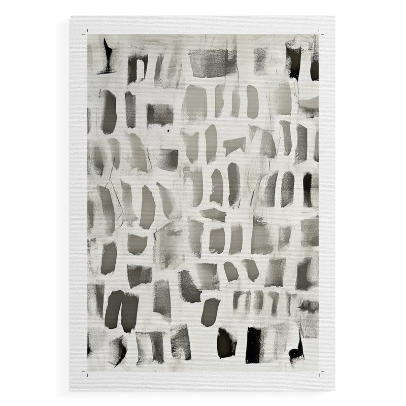 Série ABSTRACT DLXV III - Impression sur toile seulement - NON CADRE, H 18 po x l 12 po