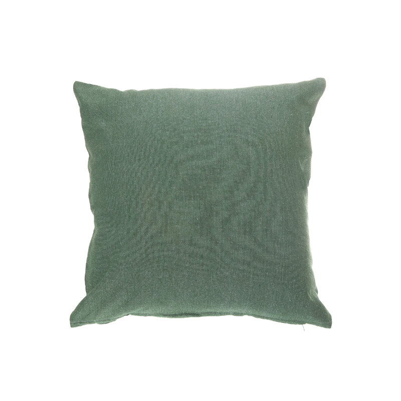 Coussin Chambray avec fermeture à glissière, Vert menthe